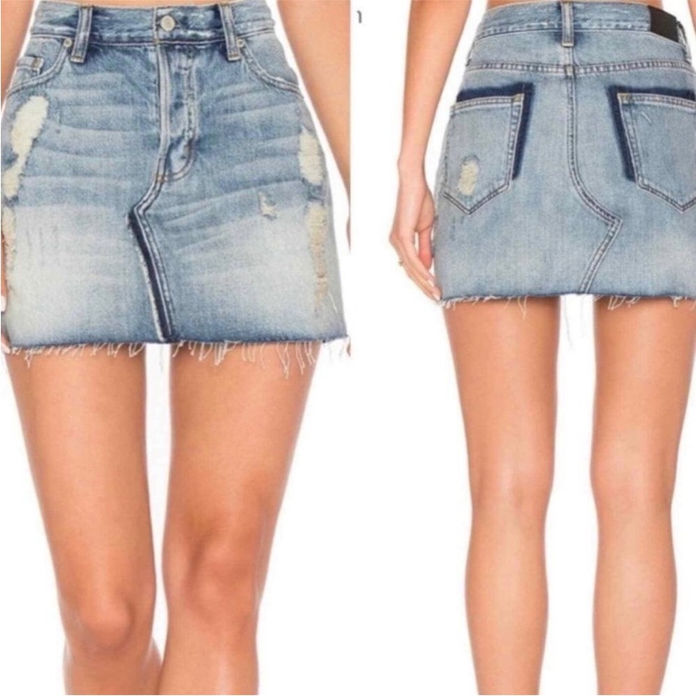 Rails Wynonna Cut Off Skirt | Medium Vintage Wash - Picture 9 of 9